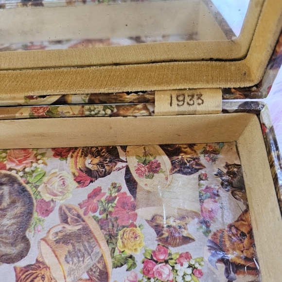 Vintage 1933 Homemade Trinket Box - Picture 2 of 7